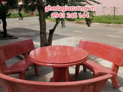 Bộ bàn ghế đá ngoài trời tại TP HCM 0