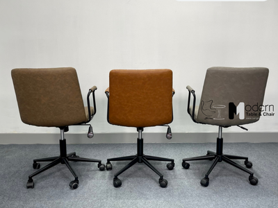 Ghế xoay làm việc nhỏ gọn có tay vịn CE1011-P tại HCM 1