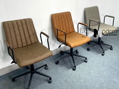 Ghế xoay làm việc nhỏ gọn có tay vịn CE1011-P tại HCM 3