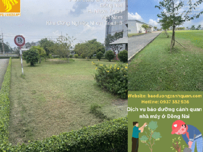 Bảo dưỡng cảnh quan khu công nghiệp ở Đồng Nai 0