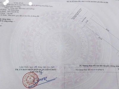 Bán đất đường thạch sơn 3-  gần đường mê linh trục chính đi bà nà hills 1