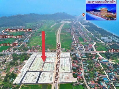 Chỉ 3.x tỷ anh chị đã sở hữu được lô biệt thự biển tại hải tiến thanh hóa 1