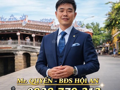 Bán đất chính chủ sẵn sổ mặt tiền đường an dương vương-hội an 1