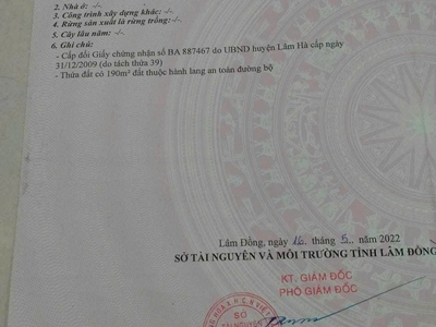 Bán lô đất đẹp -giá tốt tại đông anh 3, thị trấn nam ban, lâm hà, lâm đồng -góc 2 mặt tiền 2