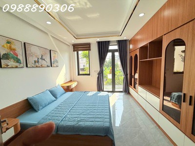 Nhà mới 4 tầng full nội thất, 63m2, nở hậu 5m, giá 6.8 tỷ, tam phú, thủ đức 4