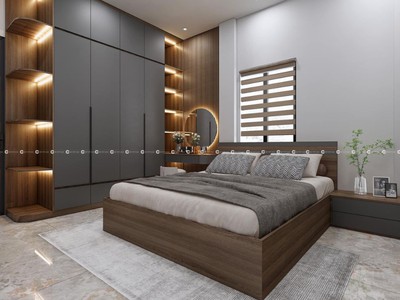 Combo Phòng Ngủ Thiết Kế Tối Giản Màu Sắc Hài Hòa 1