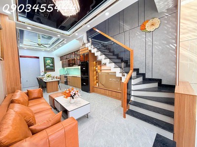 Nhà đẹp thủ đức, 63m2, 4 tầng, sát phạm văn đồng, 6.8 tỷ, phường tam phú 4