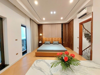 Nhà phố Bạch Mai DT 48m2x6T thang máy - full nội thất- cách phố 15m ở luôn 0