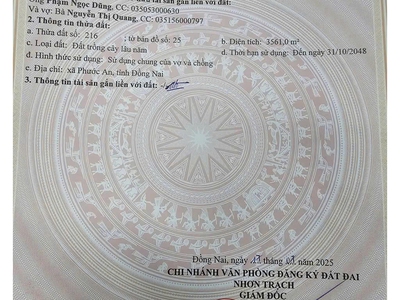 Bán gấp 5 lô đất vị trí vàng nhơn trạch giá rẻ   lh: o ..865 895 43o 2