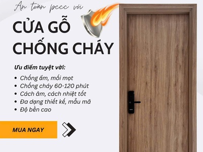 Cửa gỗ chống cháy: Khi nghệ thuật kiến trúc song hành cùng tiêu chuẩn an toàn hiện đại 0