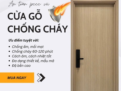 Cửa gỗ chống cháy: Khi nghệ thuật kiến trúc song hành cùng tiêu chuẩn an toàn hiện đại 3