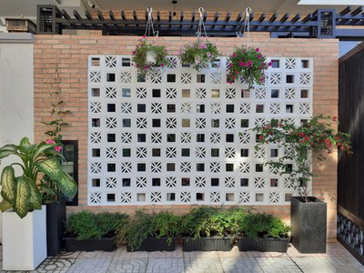 Gạch Thông Gió Trang Trí Mặt Tiền Nhà Ống Đẹp Và Thực Tế 1