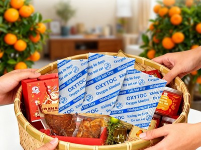 Bánh mứt Tết dễ mốc khi bảo quản, có phải do thiếu gói chống mốc OXYTOC 1