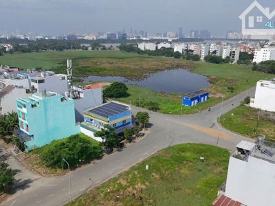 Bán lô đất mặt tiền nguyễn văn kỉnh   sát công viên hồ sinh thái, thạnh mỹ lợi   tp. thủ đức 1