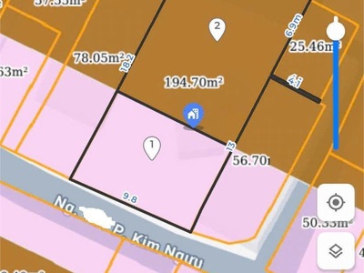 Bán cả 3 lô đất kim ngưu gần kề nhau, 2 mặt ngõ, mỗi lô 64.3m2, 8 tỷ/lô 3