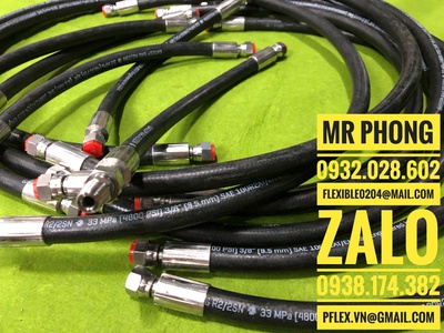 Các loại ống thủy lực -Ống mềm thủy lực bọc lưới inox- Ống dầu thủy lực 0