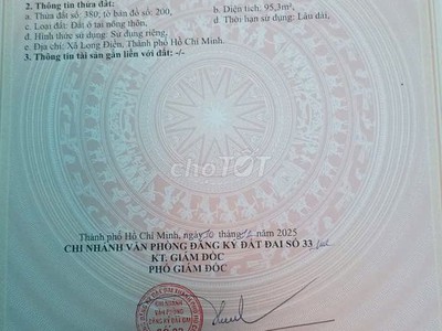 Chính chủ bán siêu phẩm đất đẹp phù hợp cho mọi gia đình 1