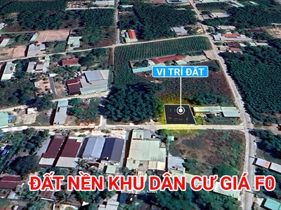 Bán đất nền khu dân cư xã phước an nhơn trạch   full thổ cư   giá f0 2
