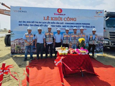  chính thức khởi công  vinhomes green paradise   cần giờ 0