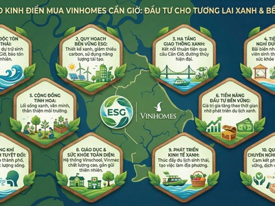 Vin cần giờ - siêu phẩm liền kề mặt biển hữu hạn - giá thời điểm đầu cực tốt - lựa chọn tối ưu cho 1