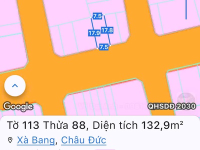 126m2 full thổ cư mặt tiền 7,5m  có nhà sẵn, chỉ việc ở 2