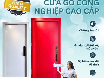 Cửa gỗ công nghiệp: Xu hướng nội thất bền vững và sang trọng cho ngôi nhà hiện đại 3