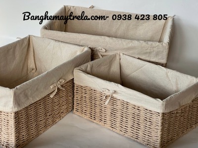 Khay mây để đồ 5