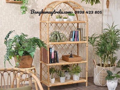 Kệ đựng sách mây tự nhiên 5
