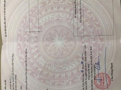 Bán đất tại Ngoại trạch, Bình Xuyên, Vĩnh Phúc. DT 100m2 giá chỉ 1.95 tỷ 4