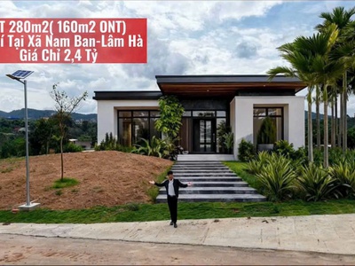 BÁN VILLA ven Đà Lạt, 10x28m, 2PN, 1PK, 1PB, giá 2,4 tỷ 0
