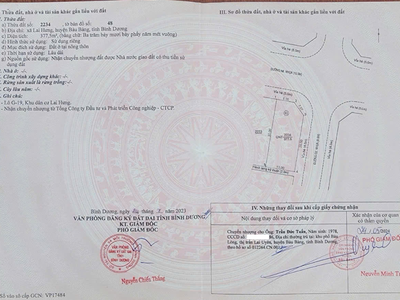 Nhượng lại nhà 3 lầu lô góc 2 mặt tiền đang cho thuê phường Bến Cát,  giá 16 tỷ 8