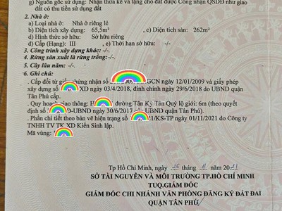 Bán chdv tân kỳ tân quý, tân phú   5.2x15m, 80m2, 10 phòng cho thuê   giá chỉ 8.2 tỷ 1