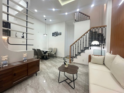 Nhà 4 tầng hẻm 154 âu dương lân cách hẻm xe hơi 1 căn nhà p.chánh hưng. giá 5,35 tỷ tl 1