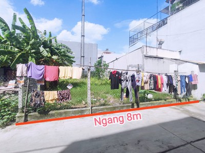 Cần bán 129m2 8x16 đất thổ cư hẻm xe tải tân kiên 1