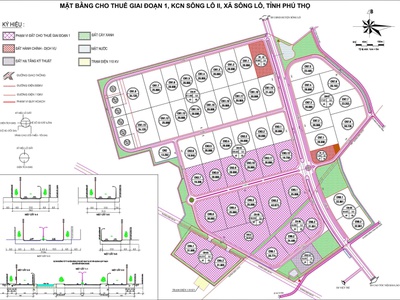 Bán và cho thuê đất kcn sông lô ii - vĩnh phúc 1