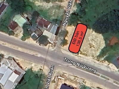  lô góc 2 mặt tiền   vị trí kim cương trưng nữ vương và nguyễn viết xuân  0