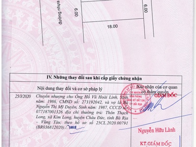 Khu đô thị đồng nhân - kim dinh - bà rịa muốn bán. diện tích 6x18   108 m2, 1