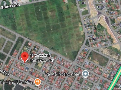 Hot hot - chính chủ cần bán lô đất tdc hải yến tại phường nguyên bình thị xã nghi sơn tỉnh thanh hóa 0