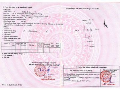 Chính chủ bán đất mặt đường hồ tùng mậu- tp. hải dương 3