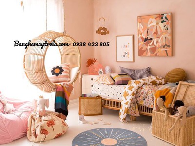 Ghế xích đu tròn mây tự nhiên 3