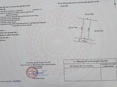 Cần bán lô đất mặt đường 5m tại Tân Vũ 2, Tràng Cát 88,5m2 giá chỉ 26.5tr/m2 2