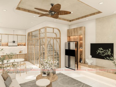 Thiết kế phòng bếp mở organic tại Vũng Tàu 0