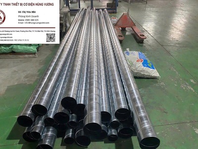 Ống gió xoắn tôn kẽm phi 100mm mua ở đâu 1