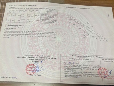 Chính chủ cần bán nhanh 43m2 đất tiên tân, hồng hà, đan phượng, hà nội - giá 2,5 tỷ 2