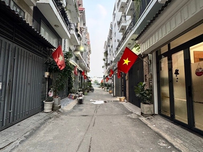 Đất bán hxh 5m thông p.an nhơn 60m xây mới 5tầng, sổ vuôngshr nhỉnh7tỷ 3