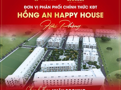 Shophouse happy house hải phòng 85m    giá 4 tỷ  kinh doanh đắc địa   tiện ích đồng bộ   sổ đỏ sẵn 0