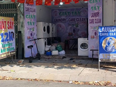 Không có thời gian quản lý cần sang tiệm giặt sấy mặt tiền giá rẻ chỉ 55tr 0