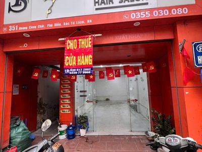 Chính chủ cho thuê mặt bằng kinh doang tại 351 hoàng công chất 0
