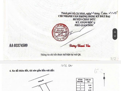 Cách quốc lộ có 50m . đường nhựa , vỉa hè tại nghĩa thành- châu đức mới đá bạc cũ 3