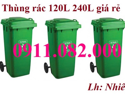 Cung cấp thùng rác giá rẻ nhất thị trường năm 2026- giảm giá đầu năm thùng rác 120l 240l 660l- lh 0 0